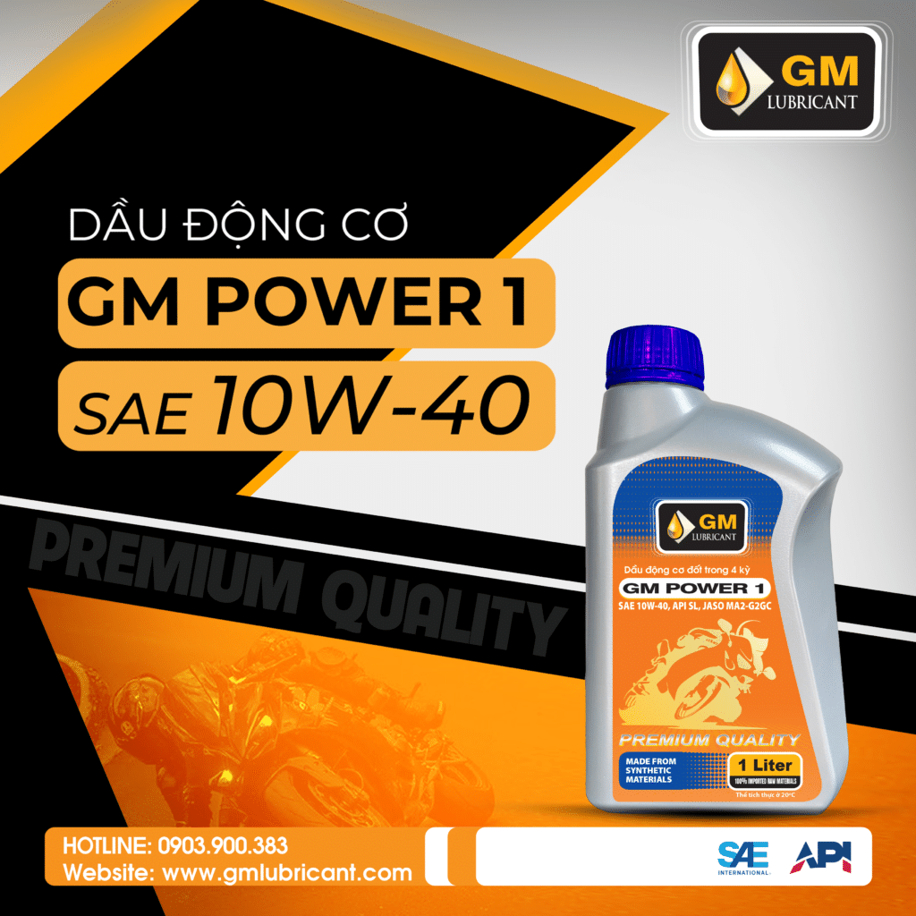 DẦU ĐỘNG CƠ XE MÁY GM POWER 1